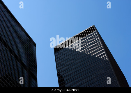 Zwei Bürotürmen. Stockfoto