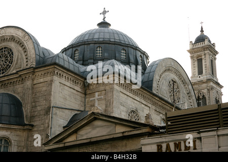 Die griechisch-orthodoxe Kirche Hagia Triada am Taksim-Platz, Istanbul, Türkei Stockfoto