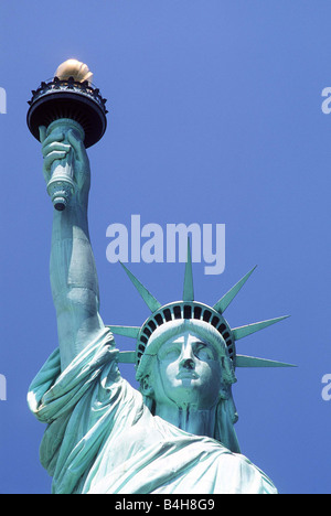 Statue of Liberty New York City USA circa 1990 Stockfoto