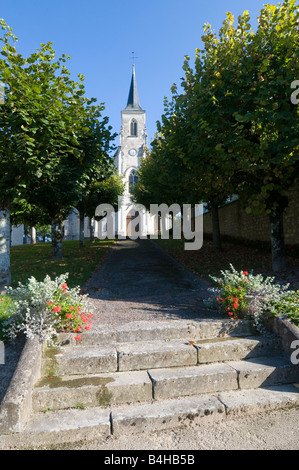 Boussay Church, Indre-et-Loire, Frankreich. Stockfoto