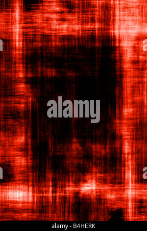 Eine alte Grunge Textur in schwarz und rot macht einen großen gruseligen Hintergrund Stockfoto