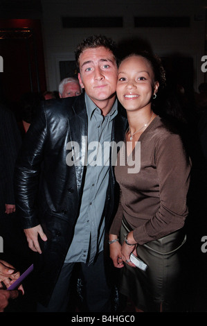 Angela Griffin Schauspielerin September 98 bei den TV schnell Awards in London mit ihrem Freund Schauspieler Wille Mellor Stockfoto