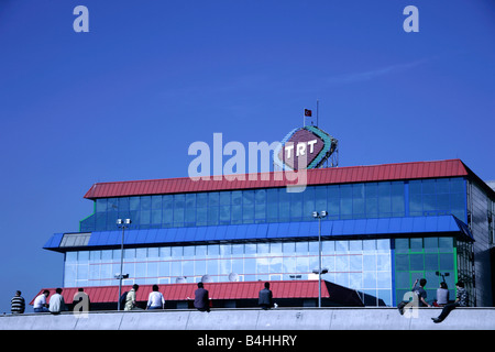 TRT-Hauptsitz in Tepebasi, Istanbul, Türkei Stockfoto