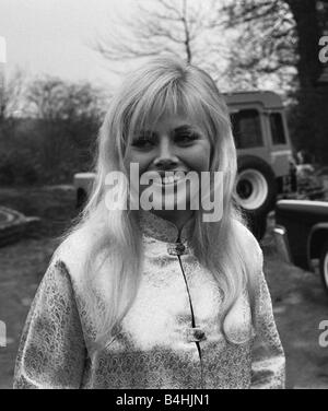 Schauspielerin Britt Ekland ca. 1960er Jahre Stockfoto