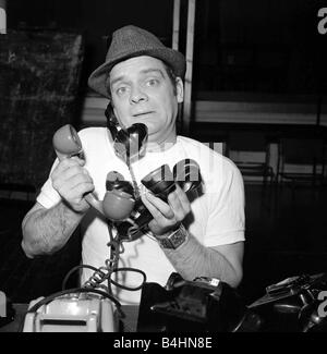 David Jason Actor September 1974 spielen die tollpatschigen Spion Edgar Briggs in das geheime Leben von Edgar Briggs Stockfoto