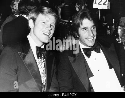 Schauspieler Ron Howard mit Schauspielkollegen Henry Winkler aus der US-Fernsehserie abgebildet glückliche Tage bei einem jüngsten amerikanischen Preisverleihung Stockfoto