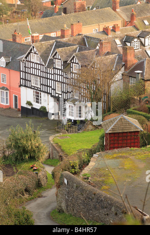 Teil der Stadt Montgomery Montgomeryshire Powys Wales Stockfoto