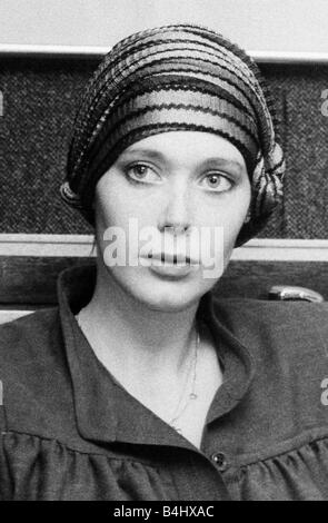 Sylvia Kristel niederländische Schauspielerin 1974 Stockfoto