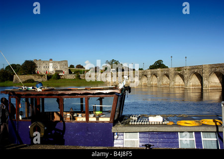 Shannonbridge Co.Offaly Fluss Shannon, Irland Stockfoto