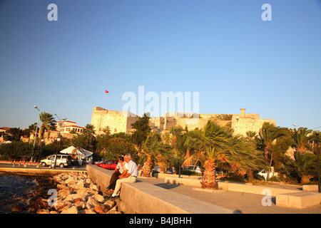 Cesme, Izmir Bereich, Türkei, Festung, Hafen, Hafen, Bereich Stockfoto
