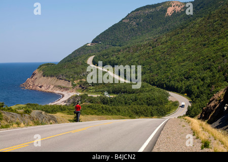 Kanadas berühmte Cabot Trail in Cabot Breton, Nova Scotia, Kanada Stockfoto