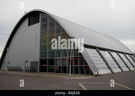 Solarbetriebene Feuerwache, Houten, Utrecht, Niederlande. Stockfoto