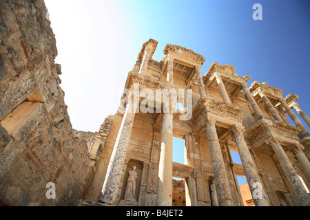 Ephesus, Efes Izmir Bereich, Türkei, Ephesos, Celsus-Bibliothek Stockfoto