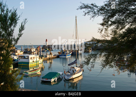 Hafen in La Cotiniere Ile D'Oleron Frankreich Stockfoto