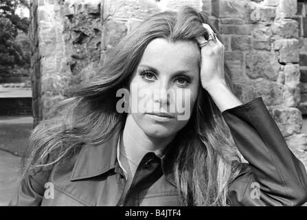 Stefanie Powers Juli 1970 Schauspielerin Stockfoto