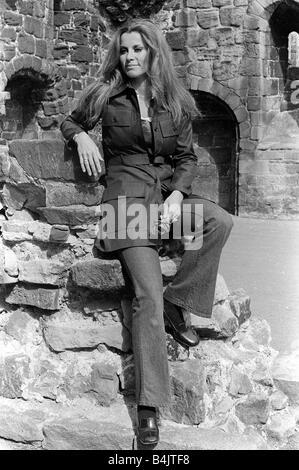 Stefanie Powers Juli 1970 Schauspielerin Stockfoto