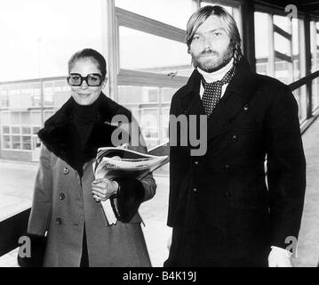 Candice Bergen Schauspielerin mit Terry Melcher Sohn von Doris Day aus London für einen Urlaub in Los Angeles Stockfoto