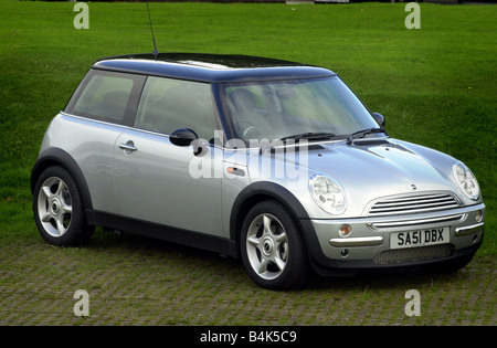 Mini Cooper motor Auto Oktober 2001 Stockfoto