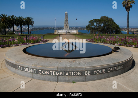 Das Kriegerdenkmal in Kings Park Perth Western Australia Stockfoto