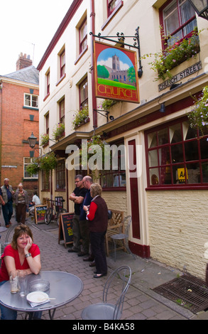 DIE Kirche-Kneipe in Ludlow Shropshire England UK Stockfoto