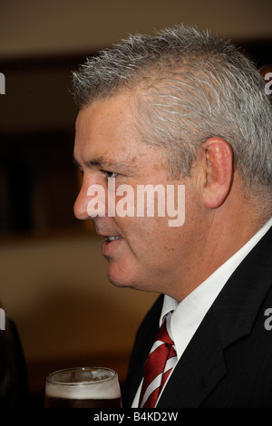 Warren Gatland, Head Coach des Wales Rugby-Teams Stockfoto