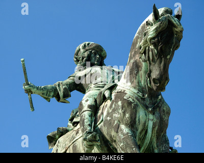 Prinz Eugen Savoy Statue Budapest Ungarn buda Stockfoto