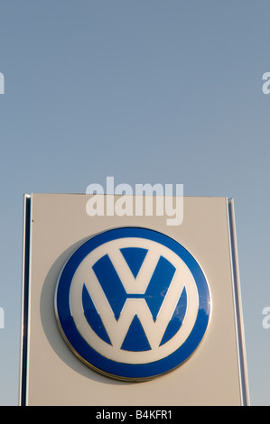 Volkswagen Nutzfahrzeuge Franchise-Garage Preston Lancashire England UK Stockfoto