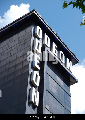 Detail Odeon Kino am Leicester Square London England Stockfoto