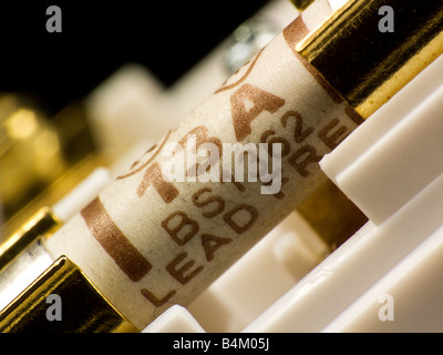 13 Amp Sicherung im Stecker Stockfoto