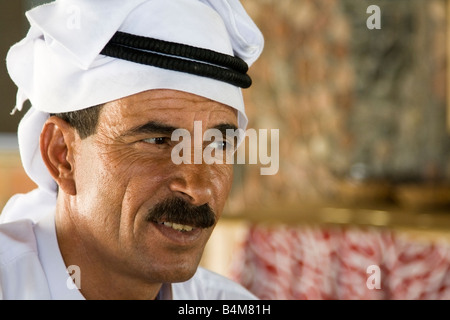 Porträt eines Beduinen, Ägypten Stockfoto