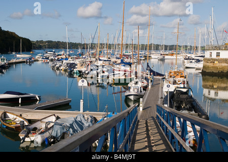 Mylor Yacht Hafen, Cornwall, UK Stockfoto