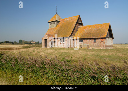 Kirche St. Thomas Becket, Fairfield, Kent Stockfoto