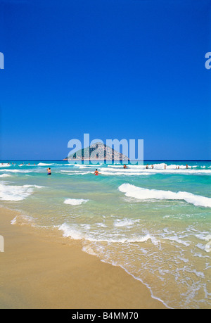GRIECHENLAND ÄGÄISCHE MEER THASSOS ISLAND PARADISE BEACH Stockfoto