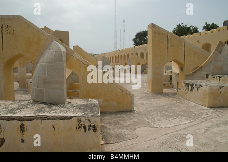 Indien Rajasthan Jaipur Jantar Mantar Sternwarte Stockfoto