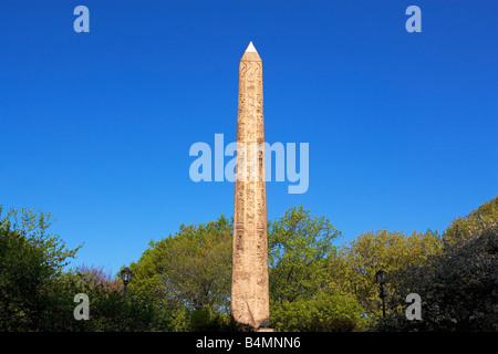 Central Park, Cleopatra, s, Nadel, Statuen, Skulpturen, Brunnen, Statue, Brunnen, Parks, CP3K, Frühling, Jahreszeiten, Jahreszeiten, Summe Stockfoto