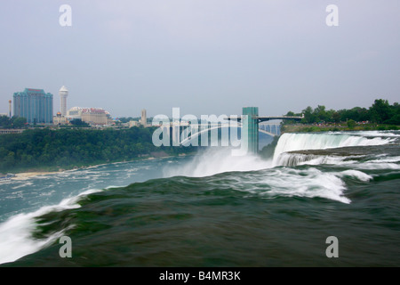 Die Niagarafälle New York NY amerikanische Seite von oben Bilder Bilder Fotos große hohe Auflösung horizontal in den USA hochauflösende US-Hochauflösung Stockfoto