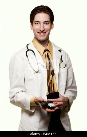 Junger Mann Arzt Stockfoto