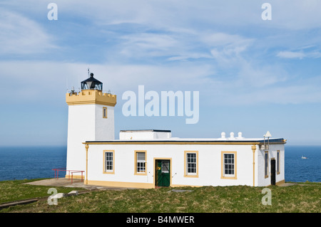 Leuchtturm am Duncansby Head, Caithness, Schottland Stockfoto