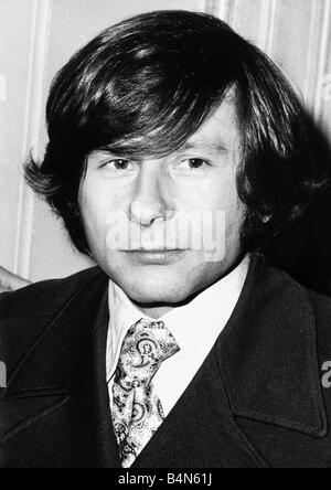 Roman Polanski polnischer Filmregisseur und Drehbuchautor Januar 1972 Stockfoto