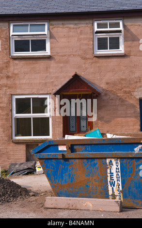 Außenseite der Hütte renoviert in Abergavenny Monmouthshire South Wales Stockfoto