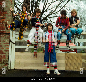 Bay City Rollers Scottish Pop-Gruppe April 1976 Stockfoto