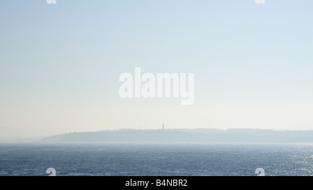 Cap Gris Nez Nase auf der französischen Seite die schmalste Stelle der Meerenge von Calais oder Straße von Dover Stockfoto