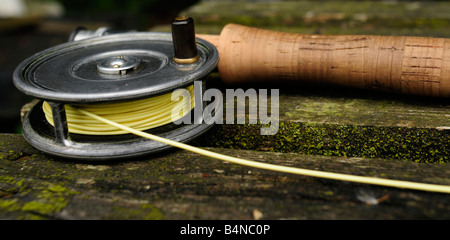 Eine Rolle und Rute. Stockfoto