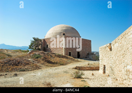 Moschee von Sultan Ibrahim in venezianischen Festung in Rethymnon Kreta Griechenland September 20008 Stockfoto