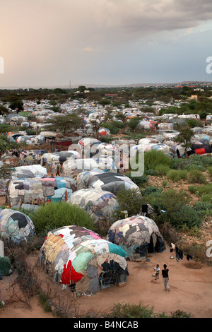 Ein Internally Displaced Persons Camp, Hargeisa, Somaliland, Somalia Stockfoto
