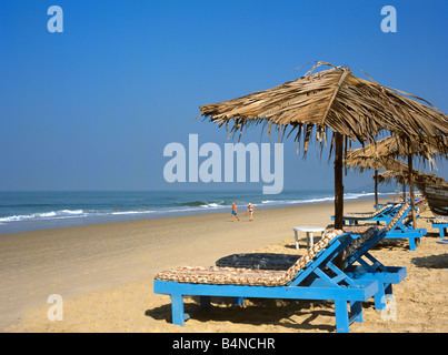 Candolim Strand, Nord-Goa Stockfoto