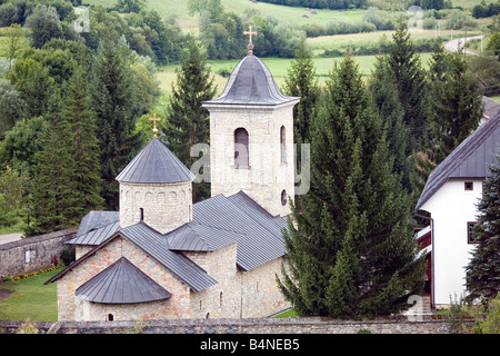 Orthodox Christian Church of Gomionica Kloster in Bronzani Majdan ein Dorf in der Nähe von Banja Luka, Bosnien und Herzegowina Stockfoto