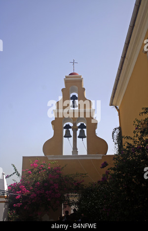 Kloster in Paleokastritsa Korfu Griechenland Stockfoto