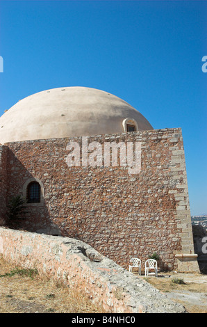 Moschee von Sultan Ibrahim in venezianischen Festung in Rethymnon Kreta Griechenland September 20008 Stockfoto