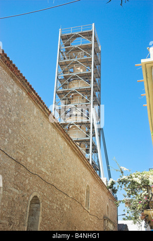 Die Neratzes-Moschee im Bau in Rethymnon Kreta Griechenland September 2008 Stockfoto